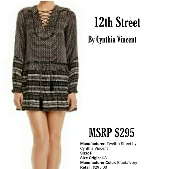 Cynthia Vincent Dresses & Skirts - NWT 12TH STREET Cynthia Vincent Gorgeous BOHO Dress